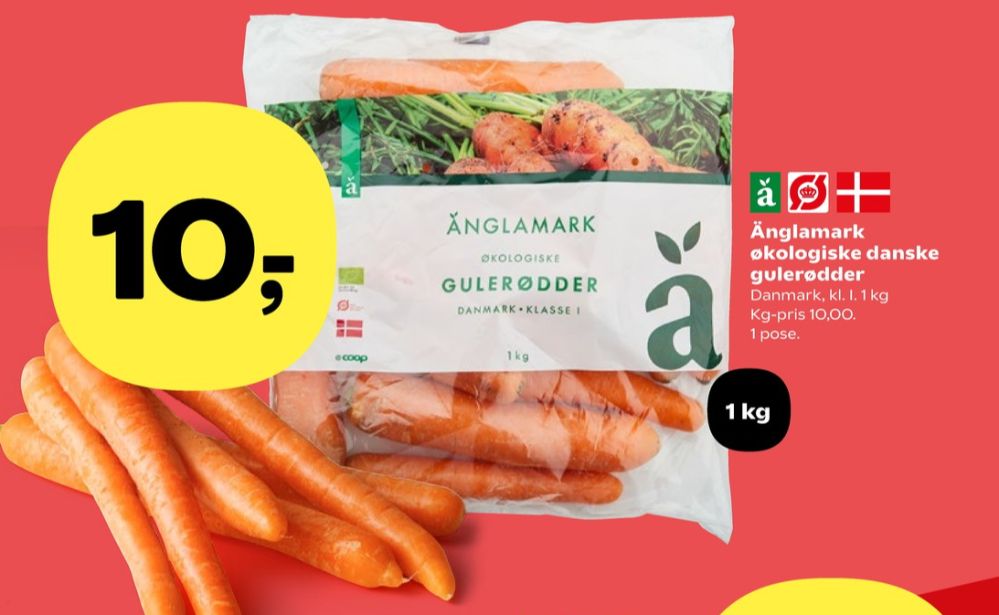 Änglamark, Gulerødder