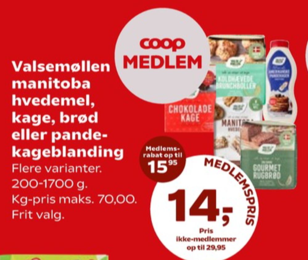 Valsemøllen, Chokoladekageblanding