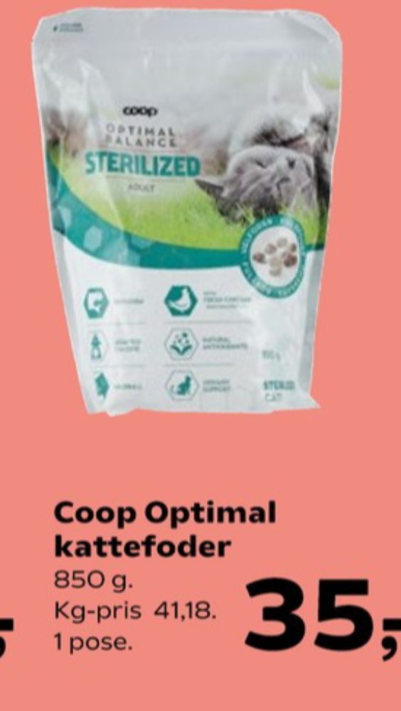 Coop, Kattefoder