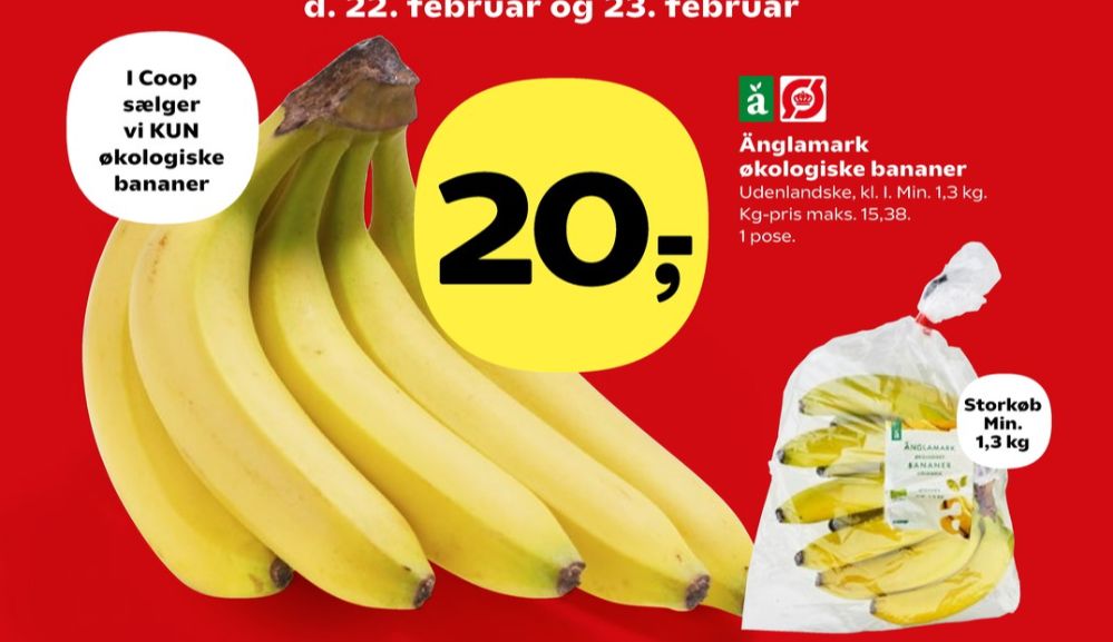 Änglamark, Bananer