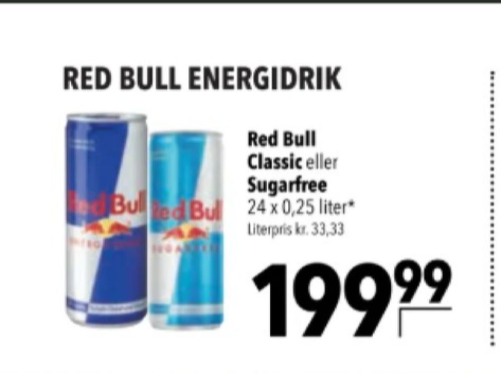 Red Bull Energy, Energidrik 24 pk.