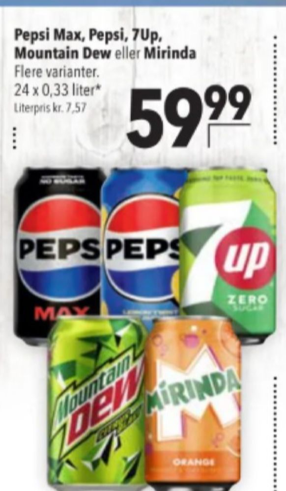 Pepsi Max, Cola 24 pk.