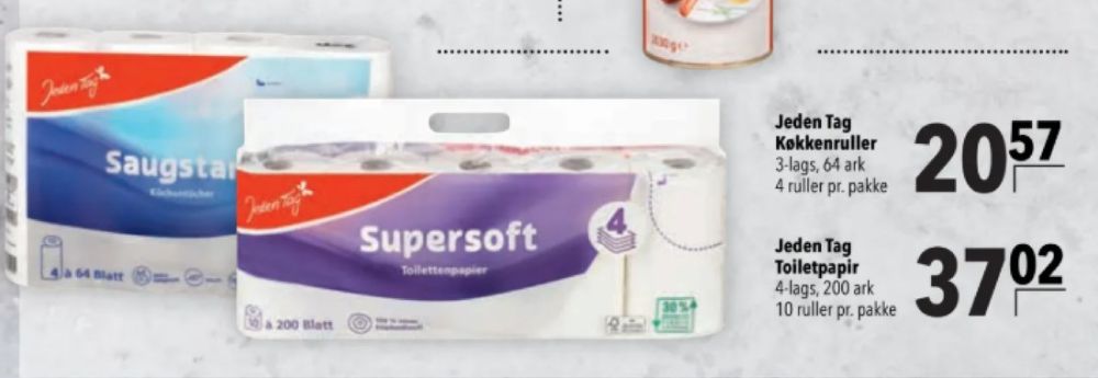 Jeden Tag, Toiletpapir