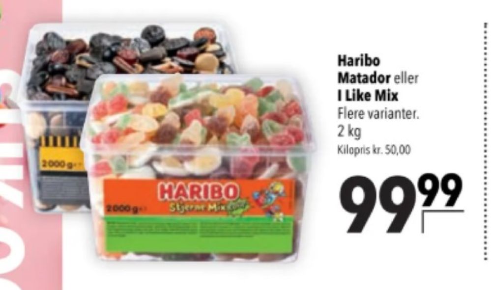 Haribo Stjernemix Zourr, Slikbøtter