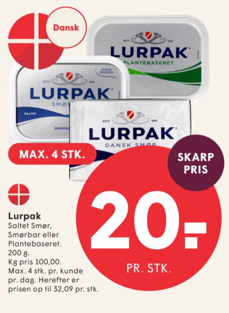 Lurpak, Smørbar