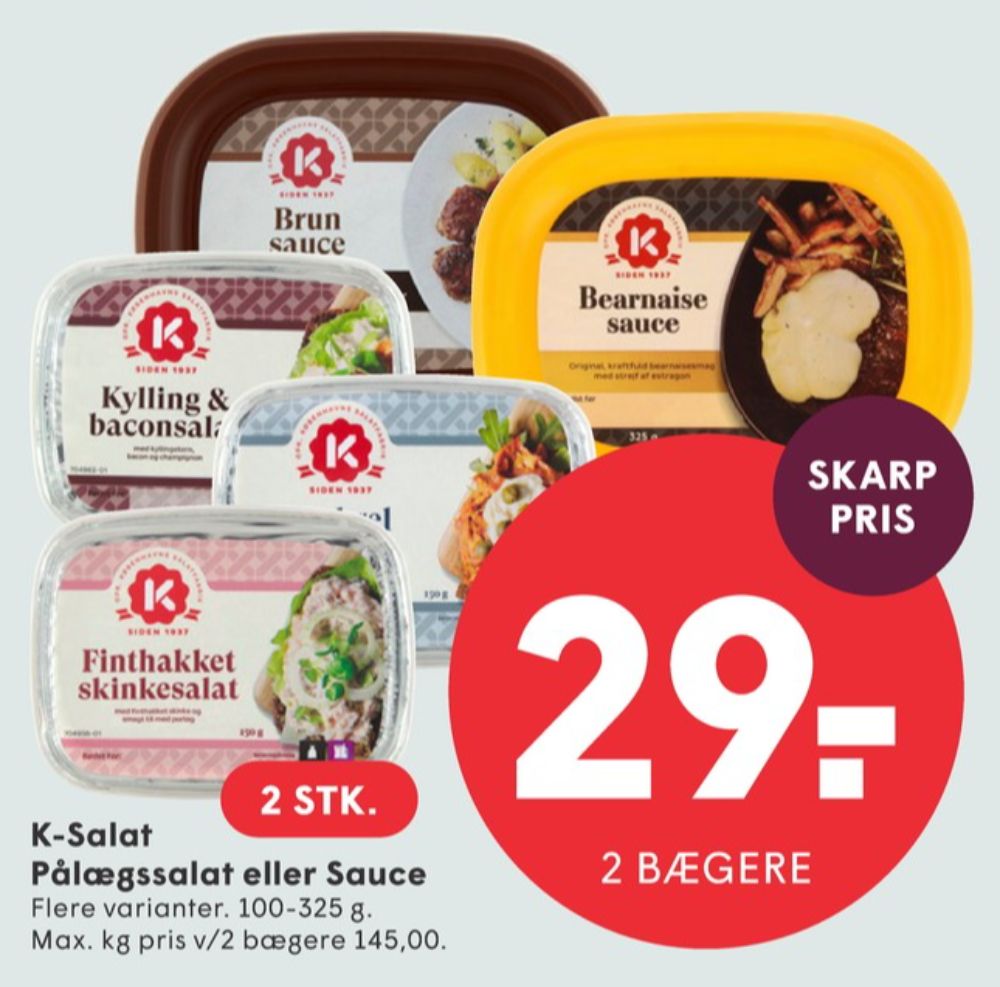 K-salat, Kylling & Baconsalat