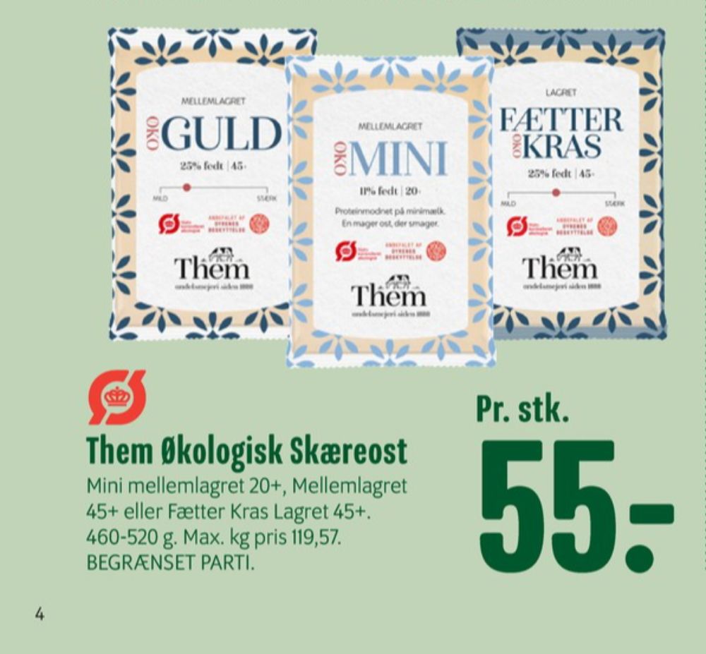 Them Ost, Skæreost Fætter Kras lagret