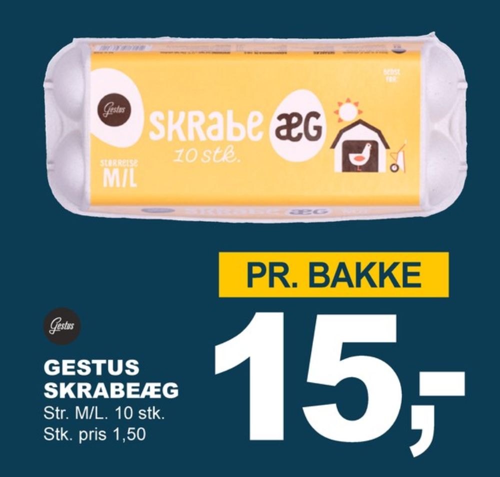Gestus, Skrabeæg M/L