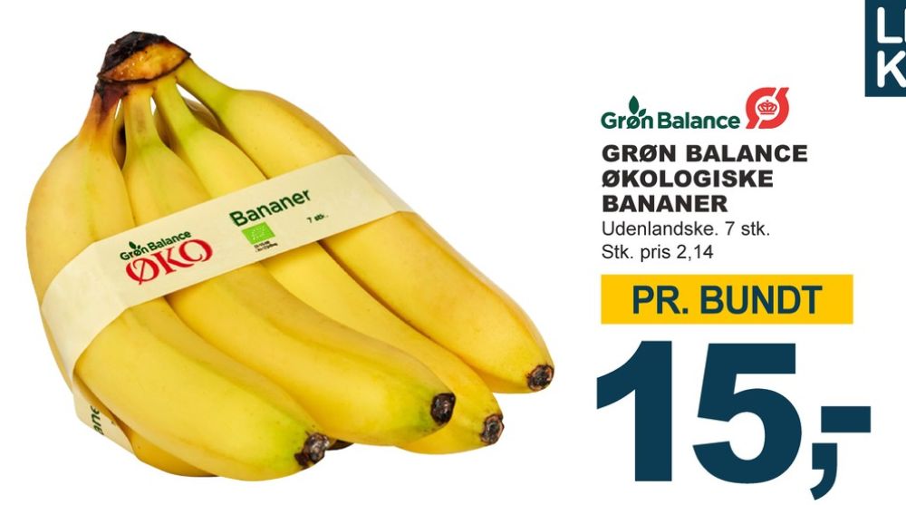 Grøn Balance, Bananer