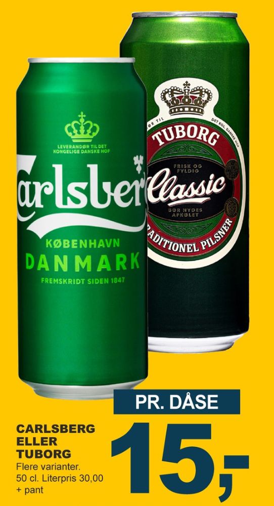 Carlsberg Pilsner, Øl