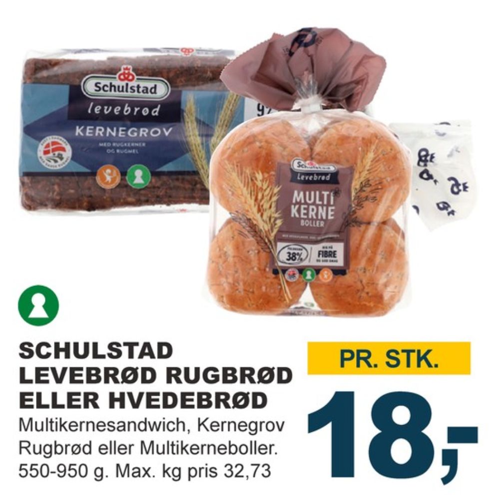 Schulstad Levebrød, Kernegrov Rugbrød