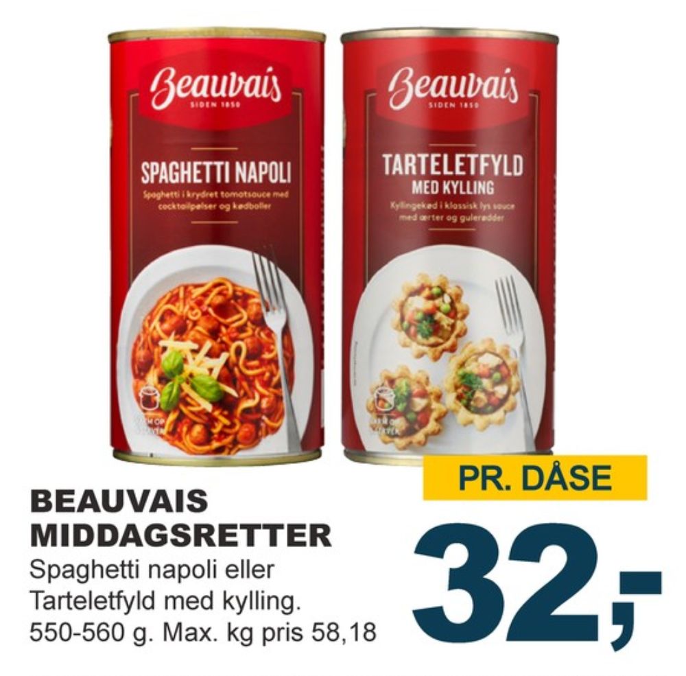 Beauvais, Spaghetti Napoli