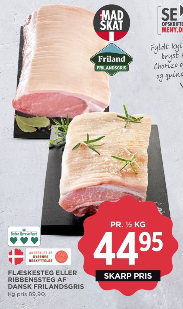 FRILAND Frilandsgris, Flæskesteg