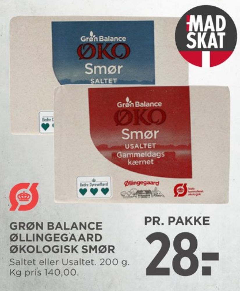 Grøn Balance Øllingegaard, Smør Saltet