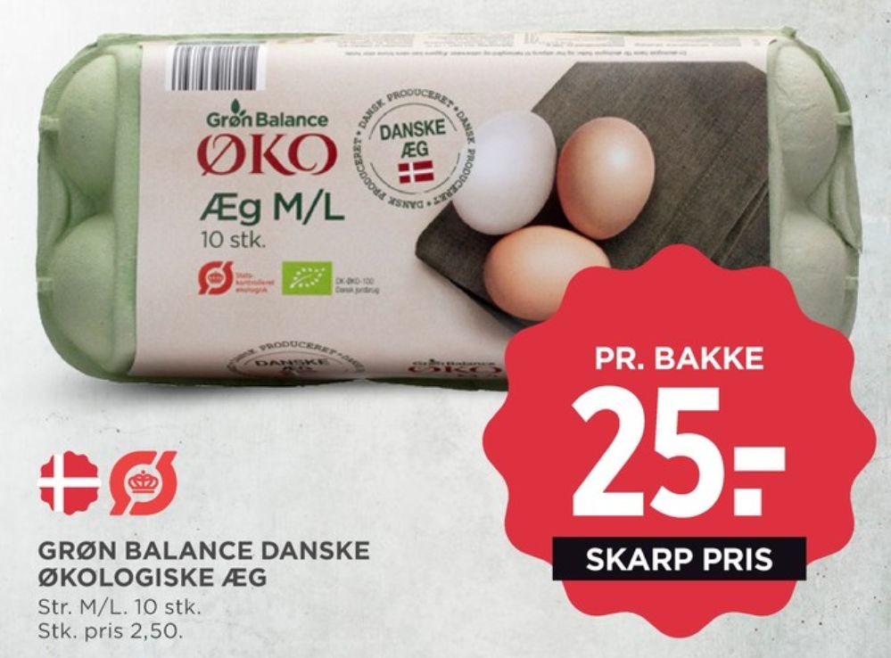 Grøn Balance, Øko Æg M/L