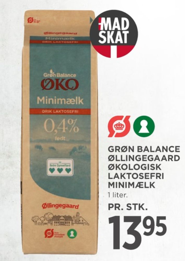 Grøn Balance Øllingegaard, Minimælk 0,4%