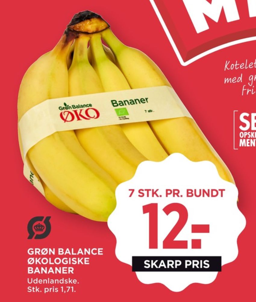 Grøn Balance, Bananer