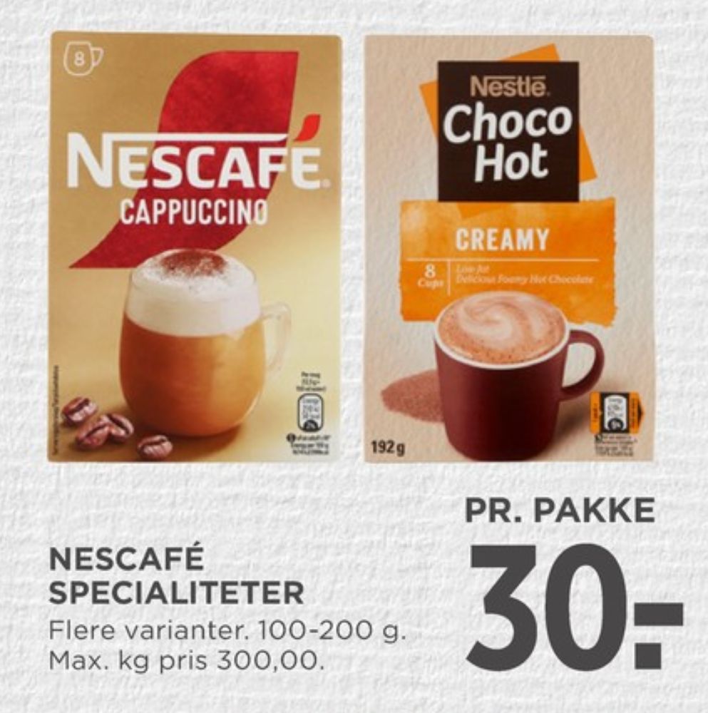 Nescafe, Instant Kaffe Cappuccino