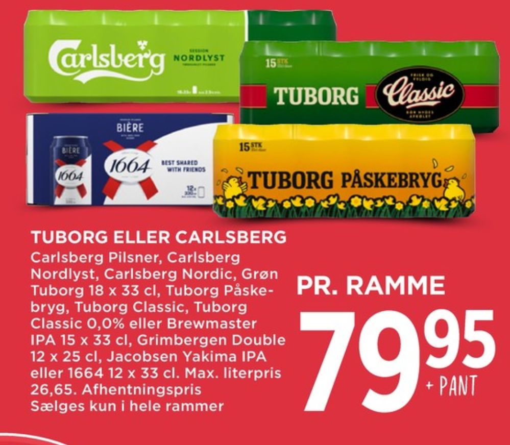 Carlsberg Pilsner, Øl 18 pk.