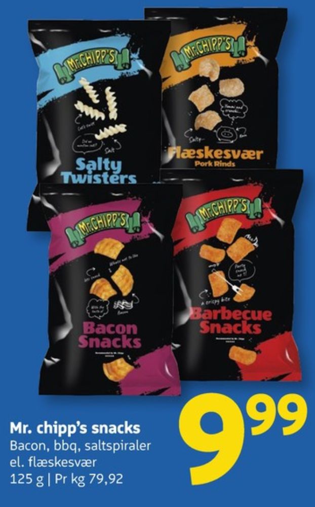 Mr. Chipp's, Bacon Snacks