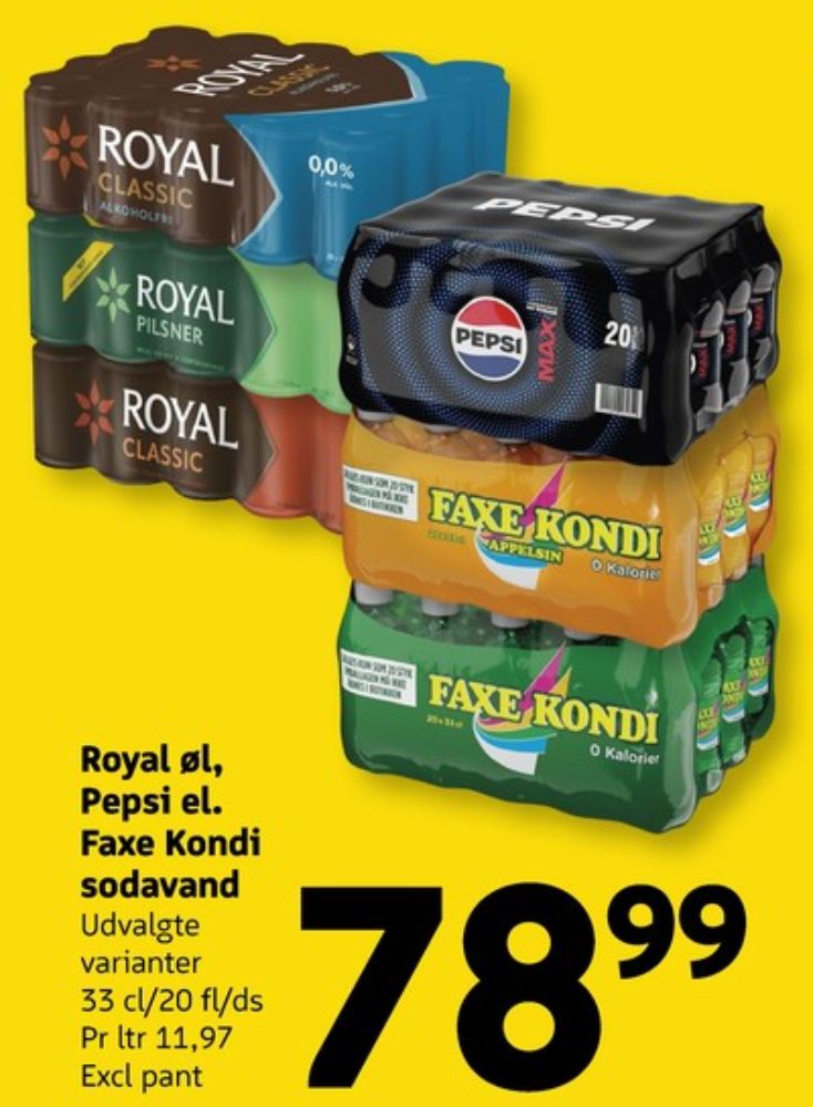 Royal Pilsner, Øl 20 pk.