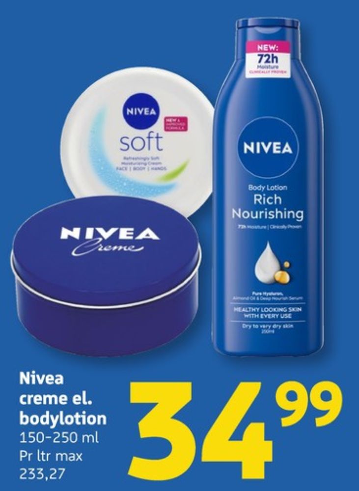 Nivea, Bodylotion