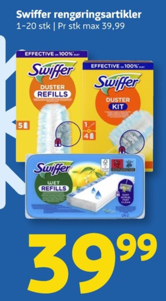 Swiffer, Klude