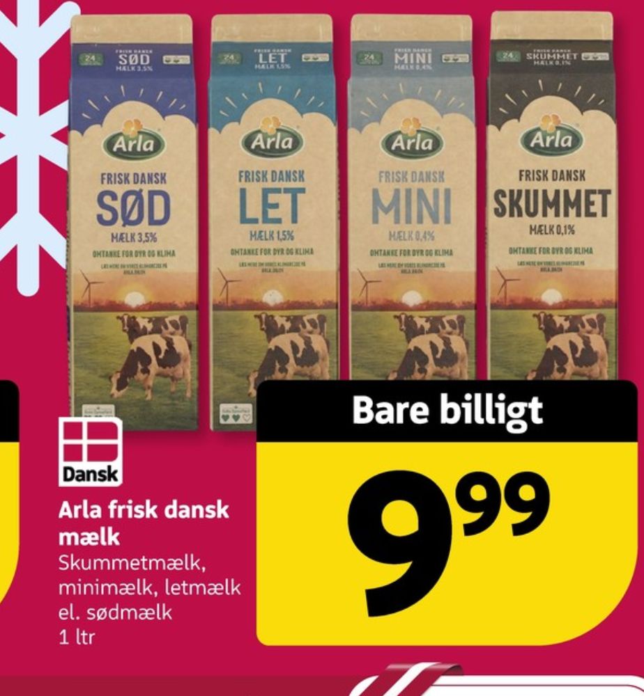 Arla, Letmælk