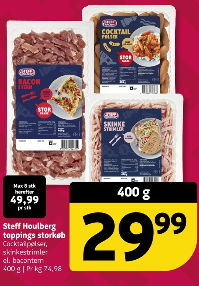 Steff Houlberg, Bacontern