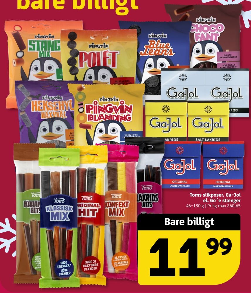 Toms Pingvin Chocofant, Slikposer