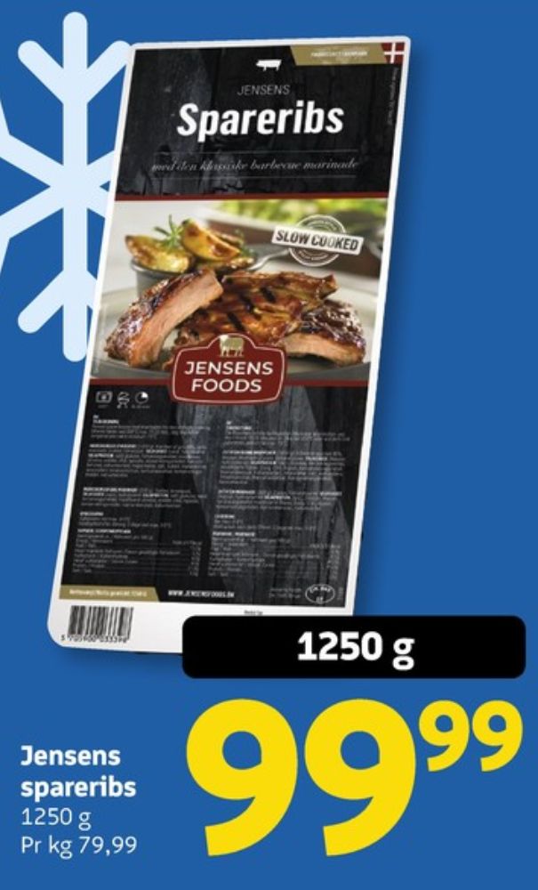 Jensens, Spareribs