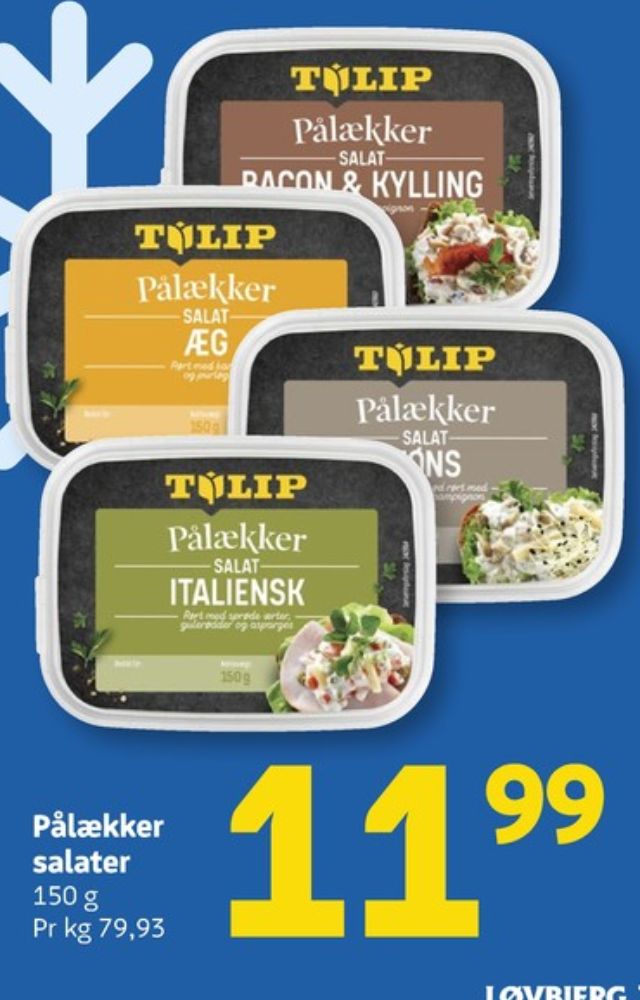Pålækker, Bacon & Kylling salat