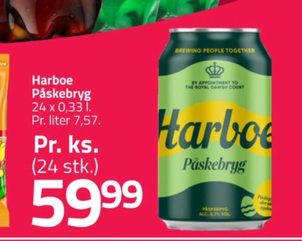 Harboe Påskebryg, Øl 24 pk.