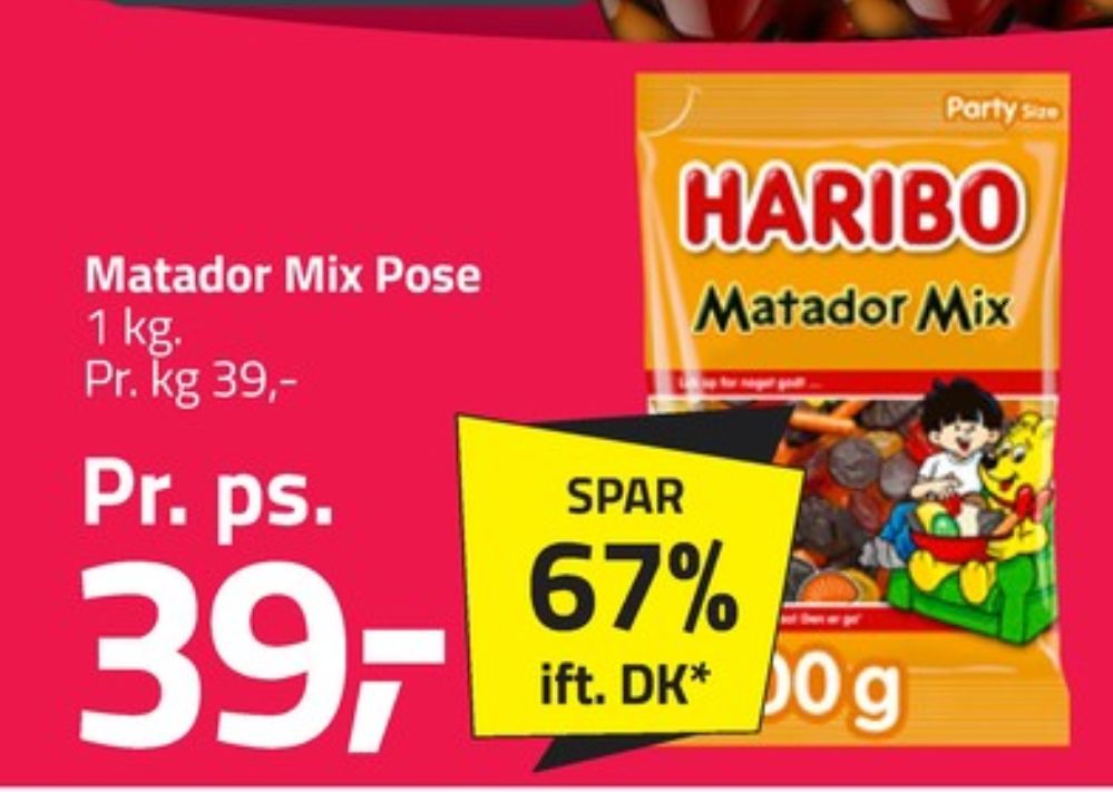 Haribo Matador Mix, Slikposer