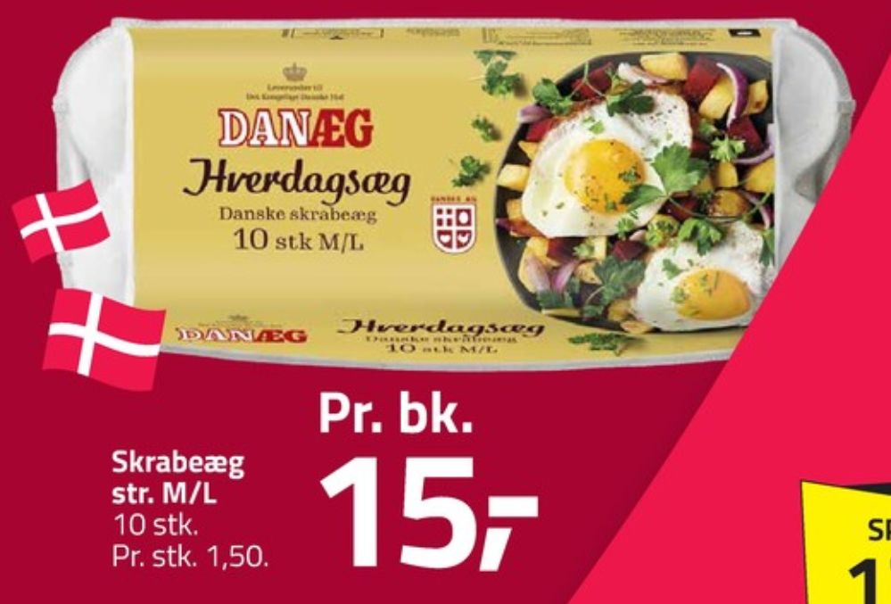 Danæg, Skrabeæg M/L