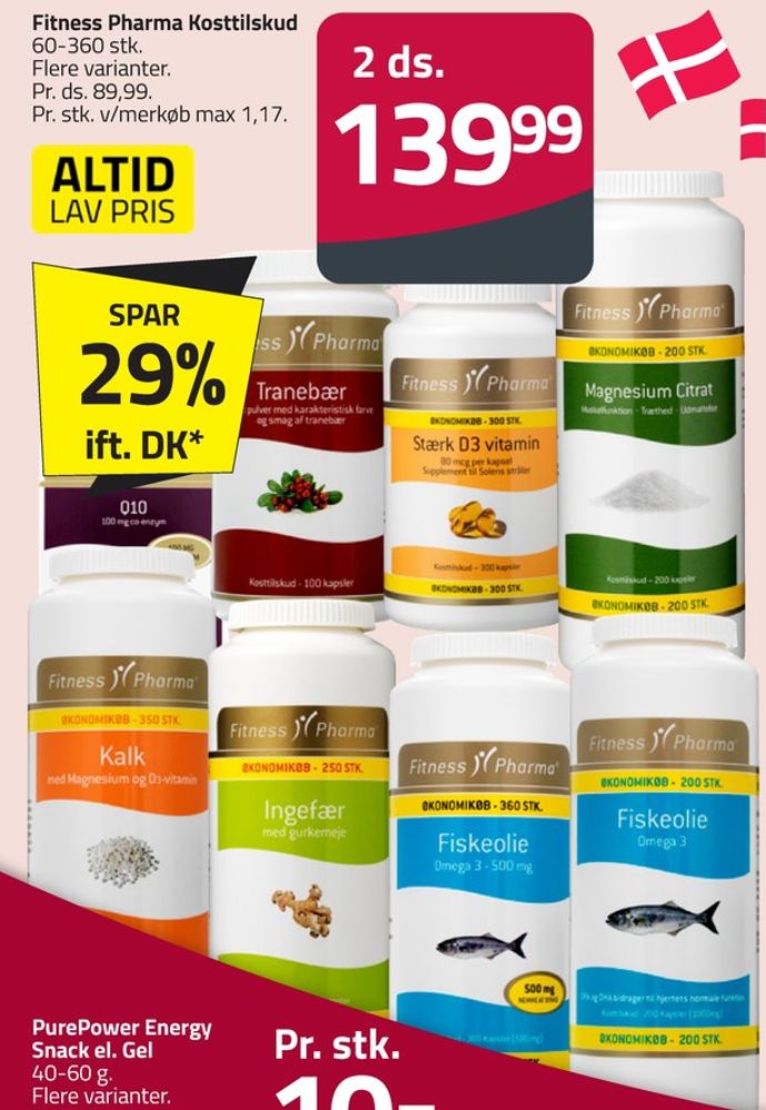 Fitness Pharma, Vitaminer