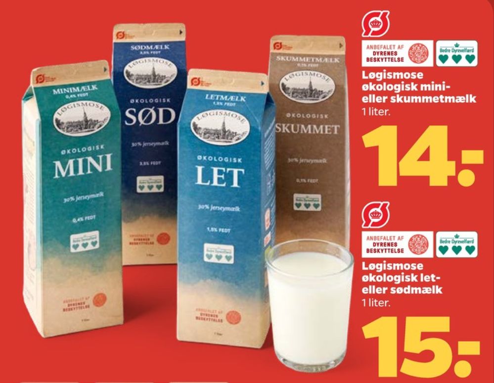 Løgismose, Letmælk