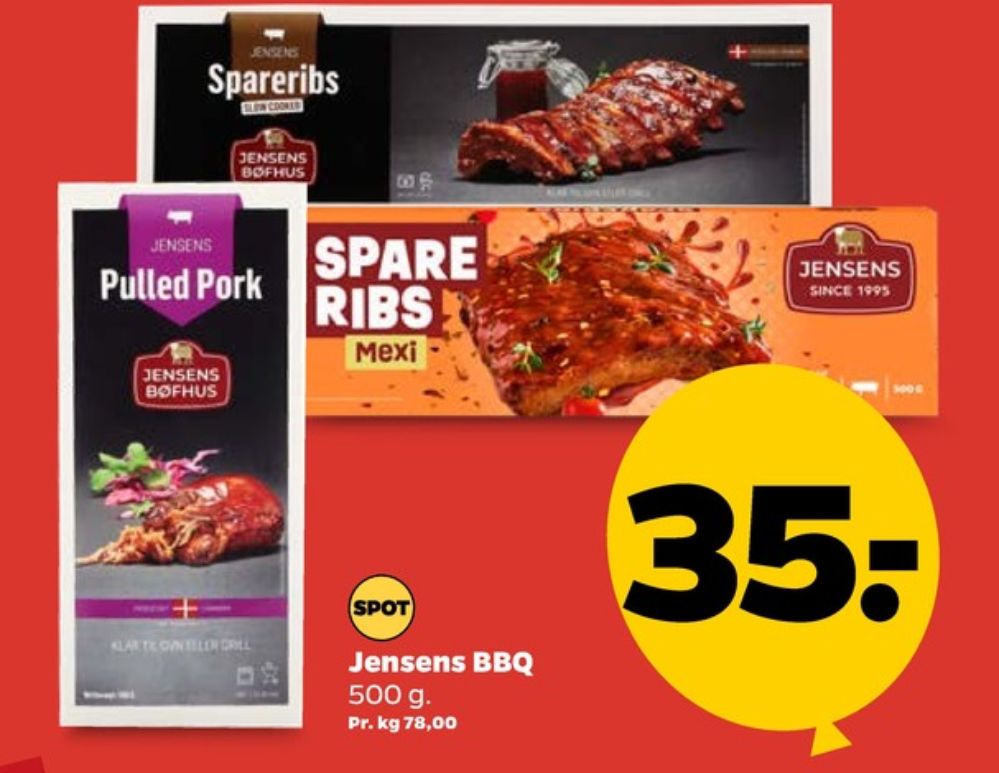 Jensens, Spareribs