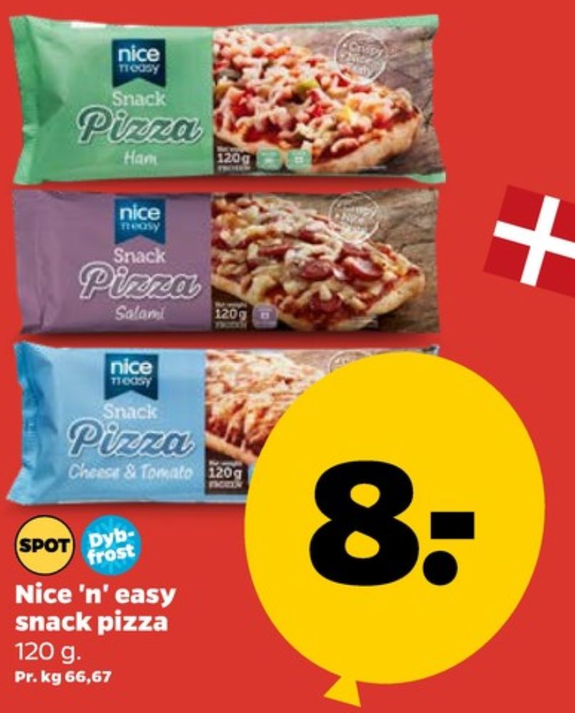 Nice n Easy, Pizza Snack Salami