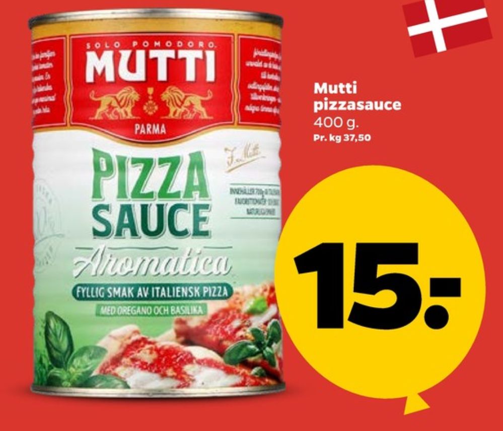 Mutti, Pizzasauce Aromatica