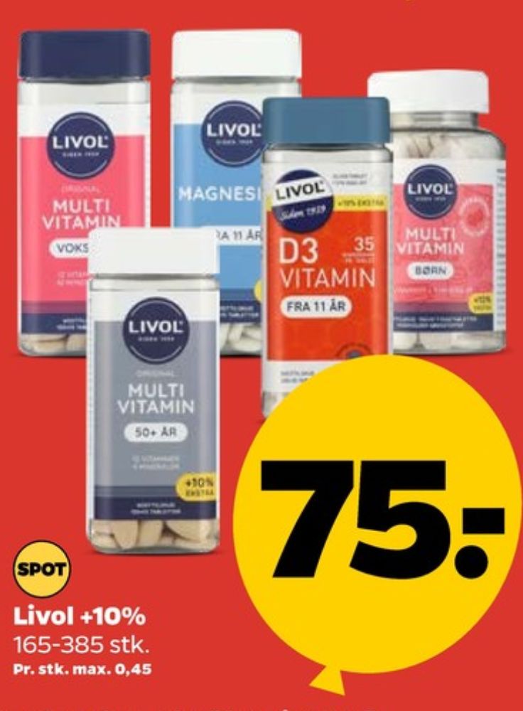 Livol Multi, Mineraler