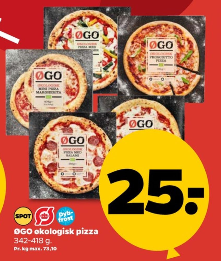 ØGO, Mini Margherita Pizza