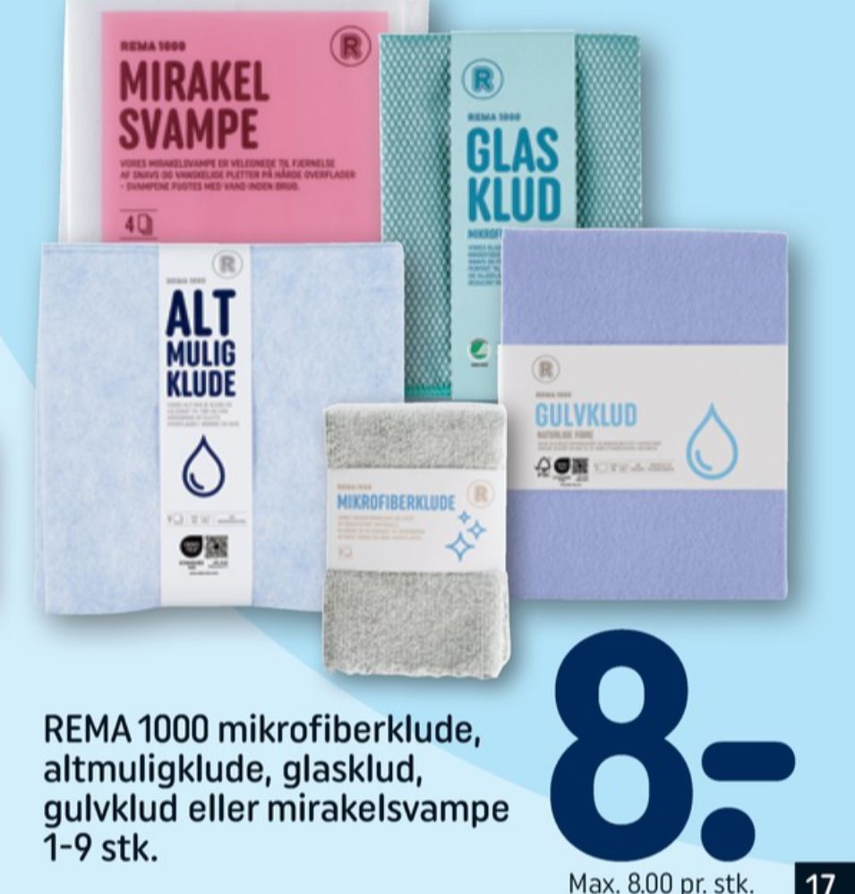 Rema 1000, Rengøringssvampe