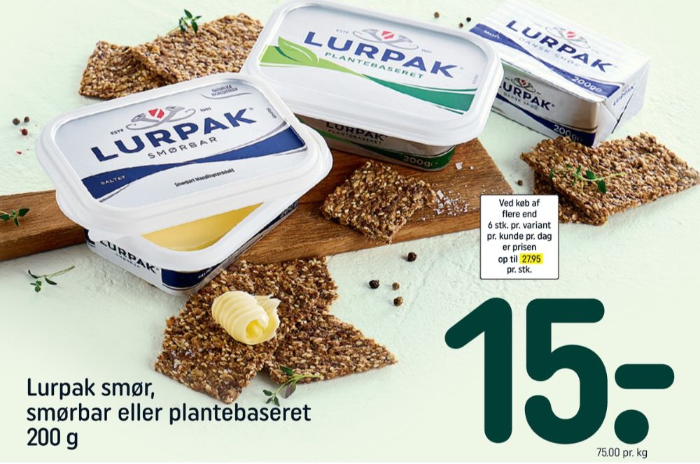 Lurpak, Smørbar