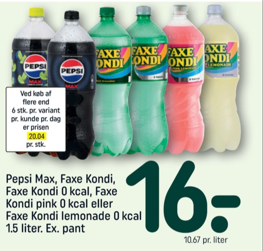 Faxe Kondi 0 Kalorier, Sportssodavand