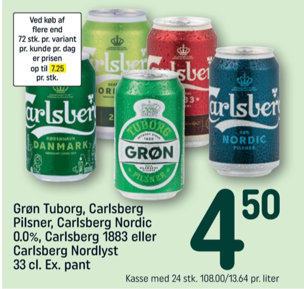 Tuborg Grøn, Øl