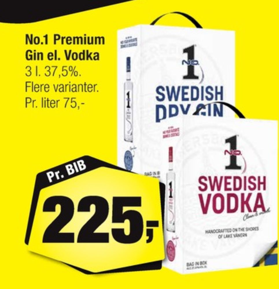No. 1 Premium, Vodka