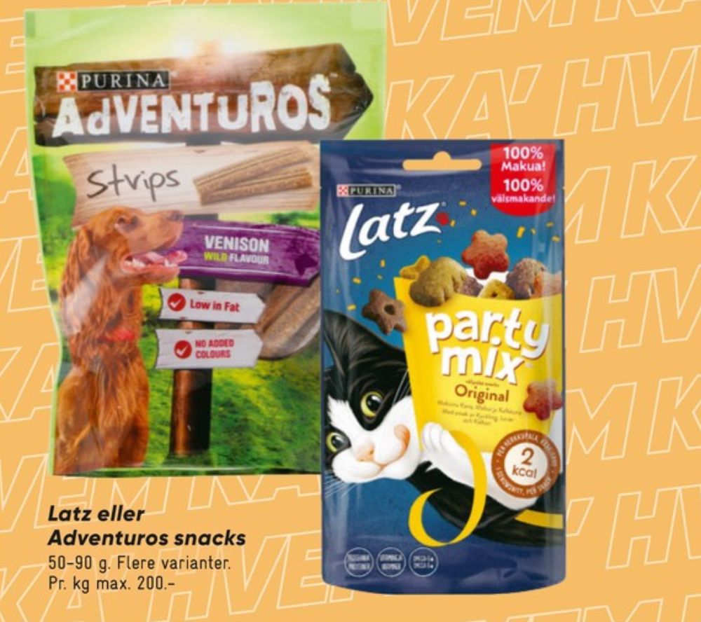 Purina Adventuros, Hundesnacks