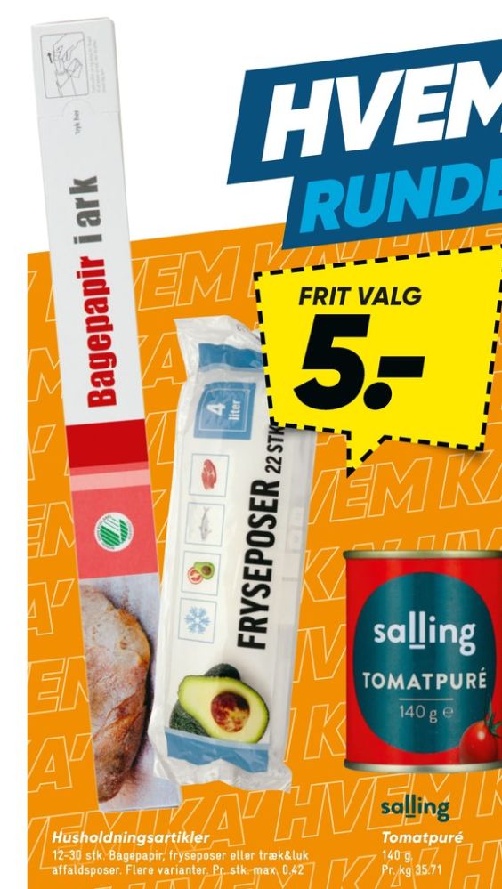 Salling, Affaldsposer