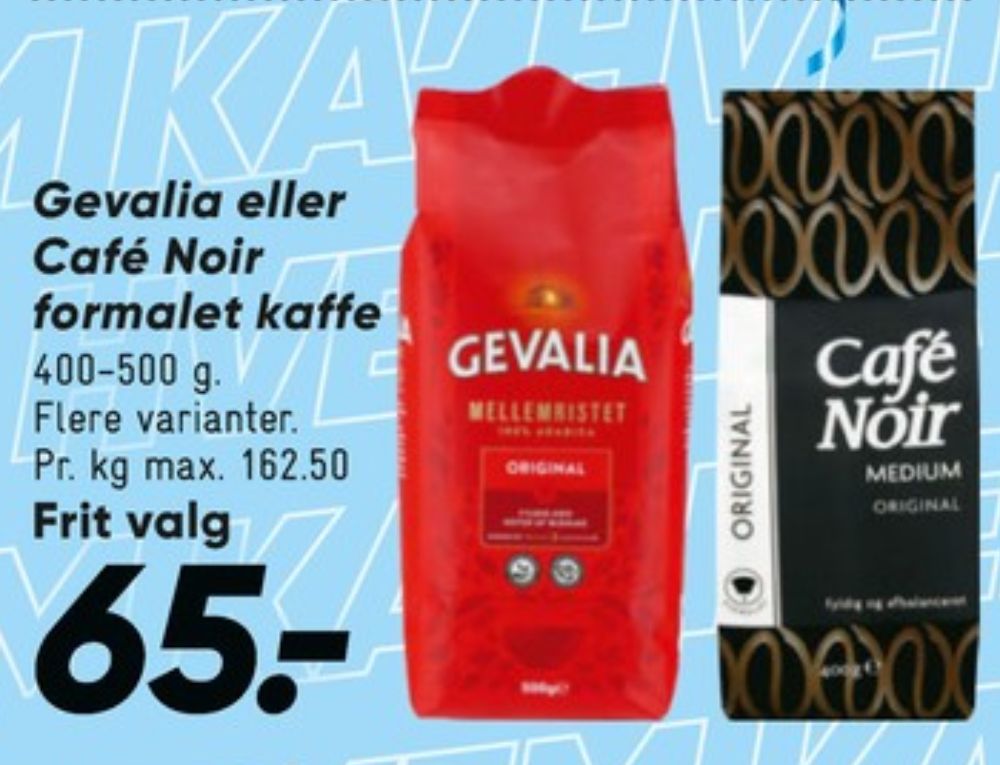 Gevalia Original, Kaffe Formalet